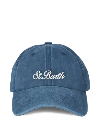 Mc2 Saint Barth Davis Denim Cap In Blue