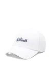 Mc2 Saint Barth Davis N Embroidered Baseball Cap In White