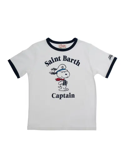 Mc2 Saint Barth Kids' Dean Jr In White
