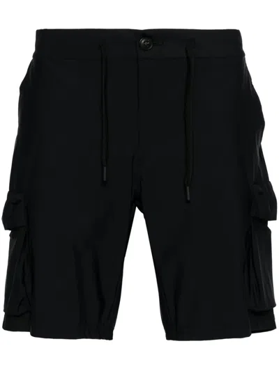 Mc2 Saint Barth Deck Water-resistant Bermuda Shorts In Black