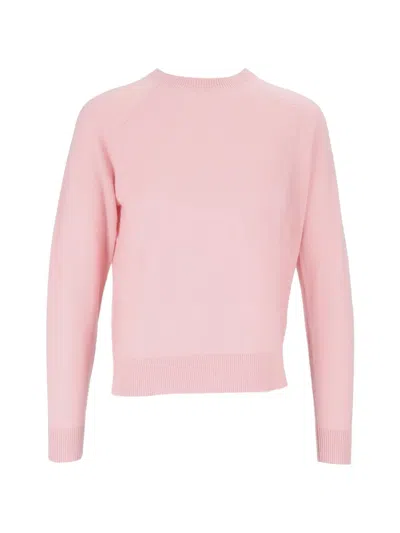 Mc2 Saint Barth Delphine Cashmere Sweater In Pink