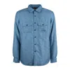 Mc2 Saint Barth Denim Overshirt In Multi