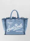 Mc2 Saint Barth Medium Wash Denim Vanity Regular Bag In Blue