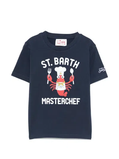 Mc2 Saint Barth Kids' Denver Graphic Print T-shirt In Multi