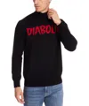 Mc2 Saint Barth Diabolik Roll-neck Sweater In Black
