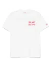 Mc2 Saint Barth Man Cotton T-shirt With St. Barth Island Print