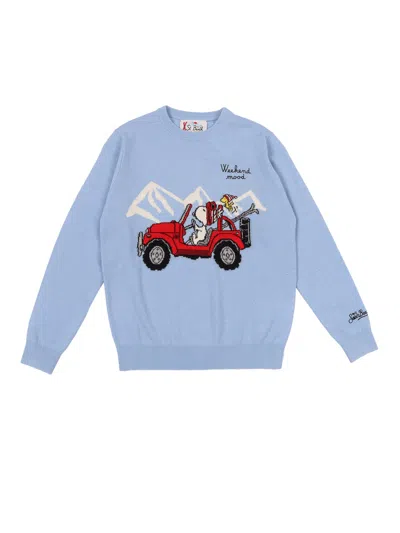 Mc2 Saint Barth Douglas Light-snoopy We Mood 31 Emb In Blue