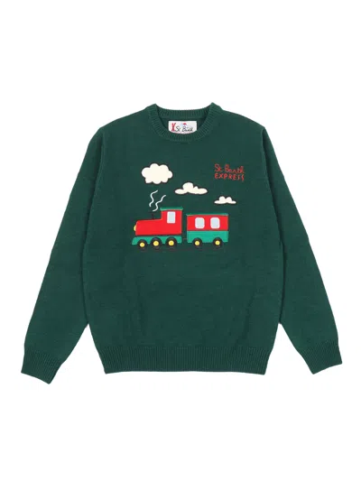 Mc2 Saint Barth Kids' Douglas-sb Express 51 Patch In Green