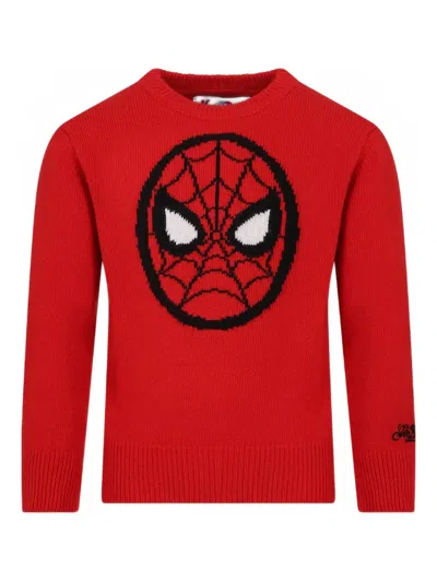 MC2 SAINT BARTH DOUGLAS SPIDERMAN-GRAPHIC SWEATER