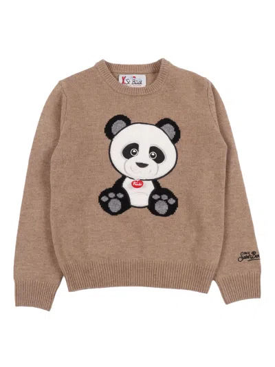 Mc2 Saint Barth Douglas-trudi Panda 12 Patch In Brown