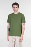 Mc2 Saint Barth Dover L T-shirt In Green Cotton In Green