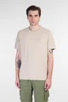 Mc2 Saint Barth Dover L T-shirt In Taupe Cotton In Neutral