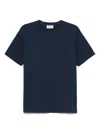 Mc2 Saint Barth Crew Neck Plain Design Short Sleeves In Blue
