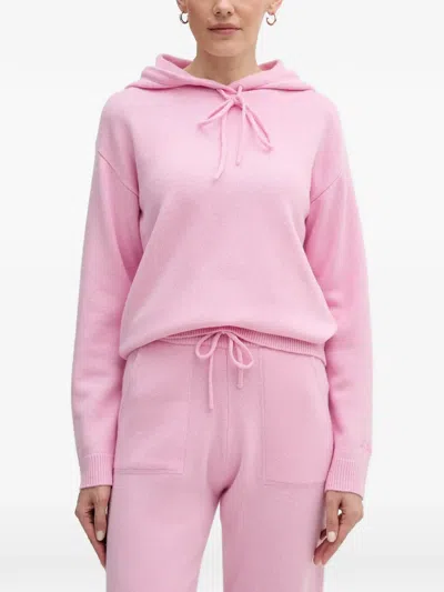 Mc2 Saint Barth Drawstring-fastening Jumper In Pink