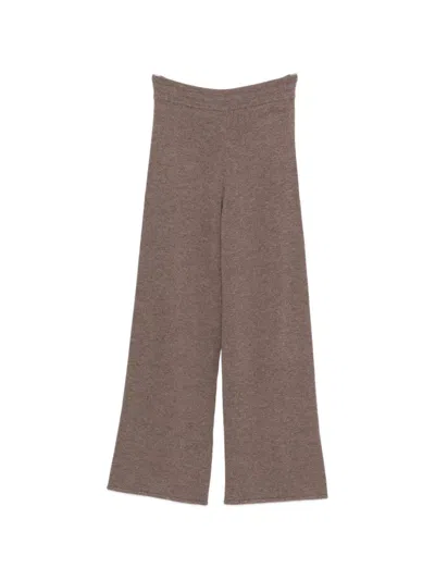 Mc2 Saint Barth Drawstring-fastening Trousers In Brown