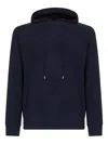 Mc2 Saint Barth Drawstring Hoodie In Blue