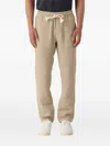 Mc2 Saint Barth Drawstring Pocket Trousers In Neutral