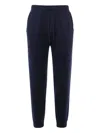 Mc2 Saint Barth Drawstring Pocketed Track Pants In Blue