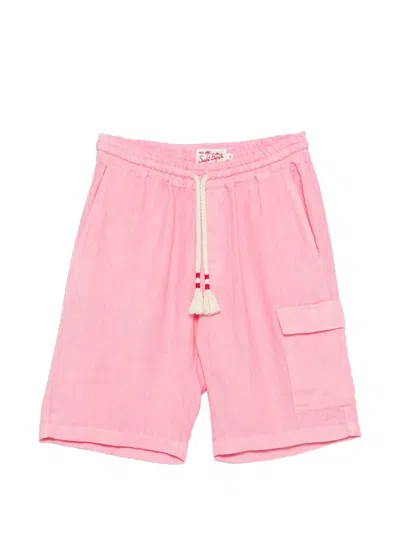 Mc2 Saint Barth Drawstring Shorts In Pink