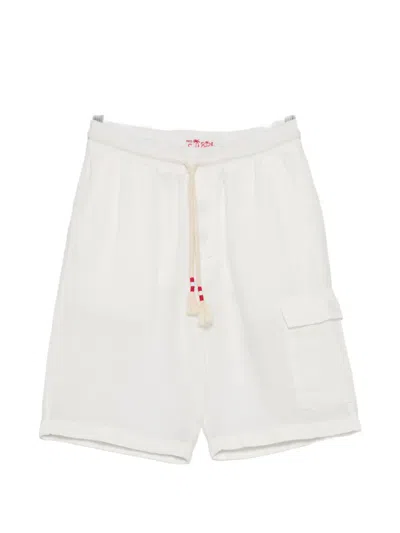 Mc2 Saint Barth Drawstring Shorts In White