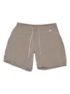 Mc2 Saint Barth Drawstring Swim Shorts In Neutral