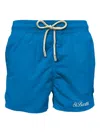 Mc2 Saint Barth Drawstring Swim Shorts In Blue