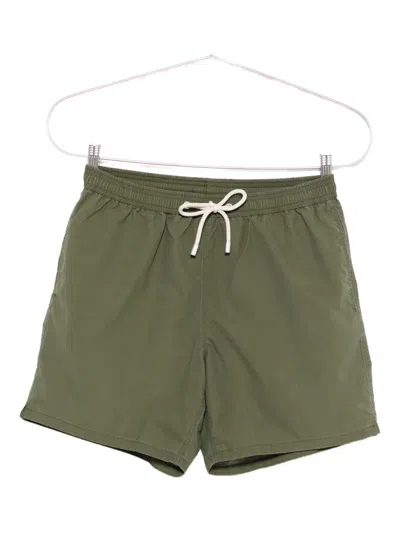Mc2 Saint Barth Drawstring Swim Shorts In Green
