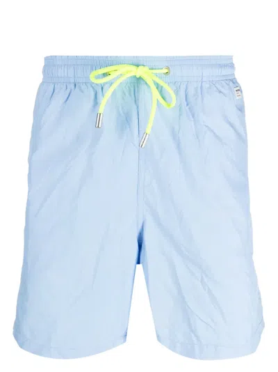 Mc2 Saint Barth Drawstring Swim Shorts In Blue