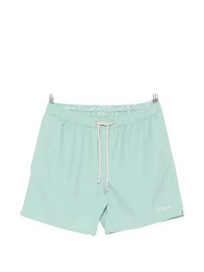 Mc2 Saint Barth Drawstring Swim Shorts In Green
