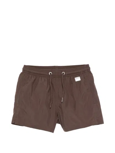Mc2 Saint Barth Kids' Drawstring Swim Shorts In Multi