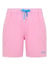 Mc2 Saint Barth Drawstring Swim Shorts In Pink