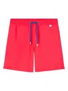 Mc2 Saint Barth Drawstring Swim Shorts In Red