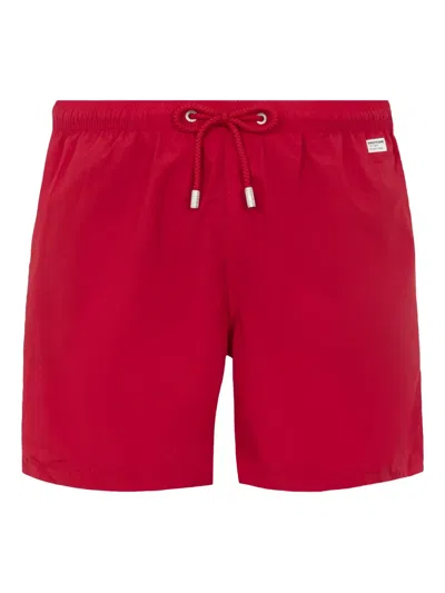 Mc2 Saint Barth Drawstring Swim Shorts In Red