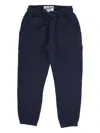 Mc2 Saint Barth Drawstring Track Pants In Blue