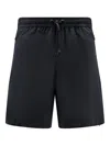 Mc2 Saint Barth Drawstring-waist Swim Shorts In Black
