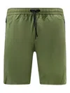 Mc2 Saint Barth Drawstring-waist Swim Shorts In Green