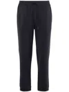 Mc2 Saint Barth Drawstring-waist Trousers In Blue