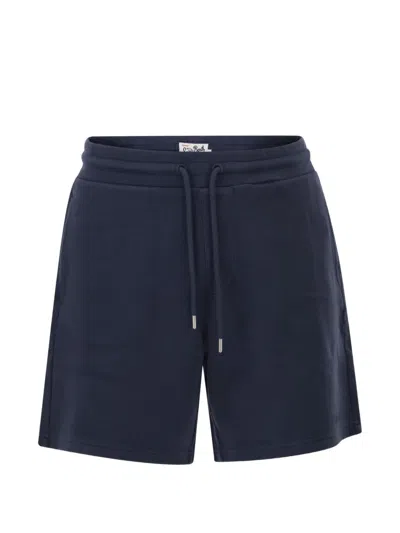 Mc2 Saint Barth Drawstring-fastening Shorts In Blue