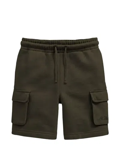 Mc2 Saint Barth Drawstring-waist Cargo Shorts In Green