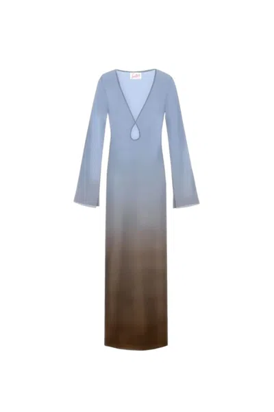 Mc2 Saint Barth Dress In Clear Blue