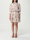 Mc2 Saint Barth Kleider  Damen Farbe Beige In Multi