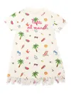 Mc2 Saint Barth Abbey-tutti Mare Summer Sketch 10 Emb In Neutral