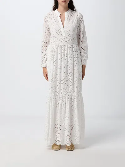 Mc2 Saint Barth Mc2 St.barth White Sylvia Sangallo Dress