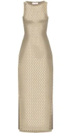 Mc2 Saint Barth Sleeveless Dress In Metallic