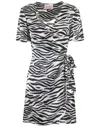 Mc2 Saint Barth Cedric Zebra Printed V In White