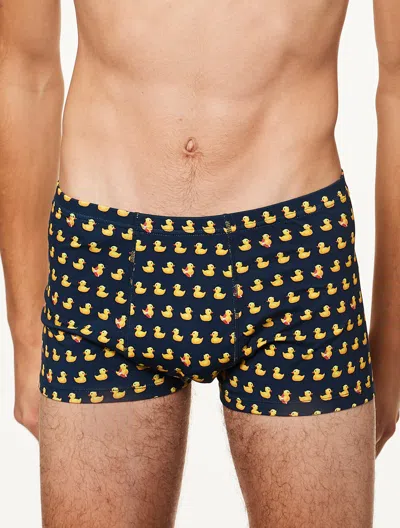 Mc2 Saint Barth Ducky Mans Underwear Boxer In Blue