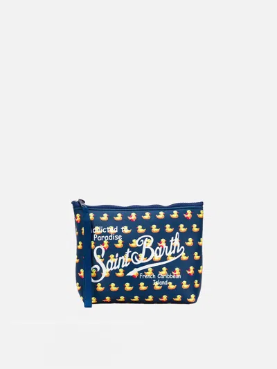 Mc2 Saint Barth Ducky Scuba Pochette Aline In Blue