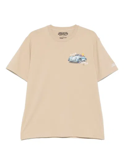 Mc2 Saint Barth Dylan Duck-print T-shirt In Neutrals