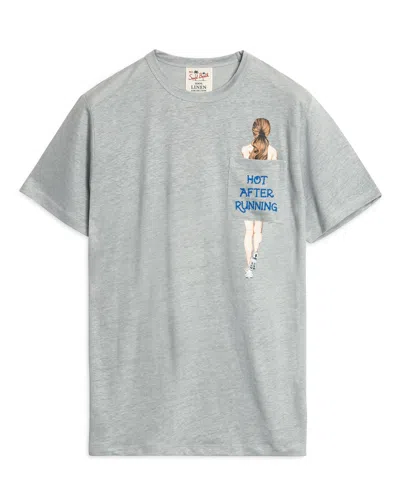 Mc2 Saint Barth Ecstasea Hot After Running T-shirt In Gray