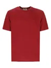 Mc2 Saint Barth Ecstasea Linen T-shirt In Red